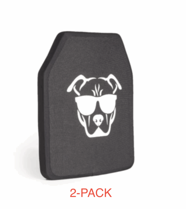 2-PACK GUARD DOG TACTICAL LEVEL IV 10X 12 CERAMIC PLATE 6.5 Lbs/Per WEBINAR